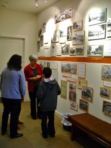 Visitors at the History Center with Docent